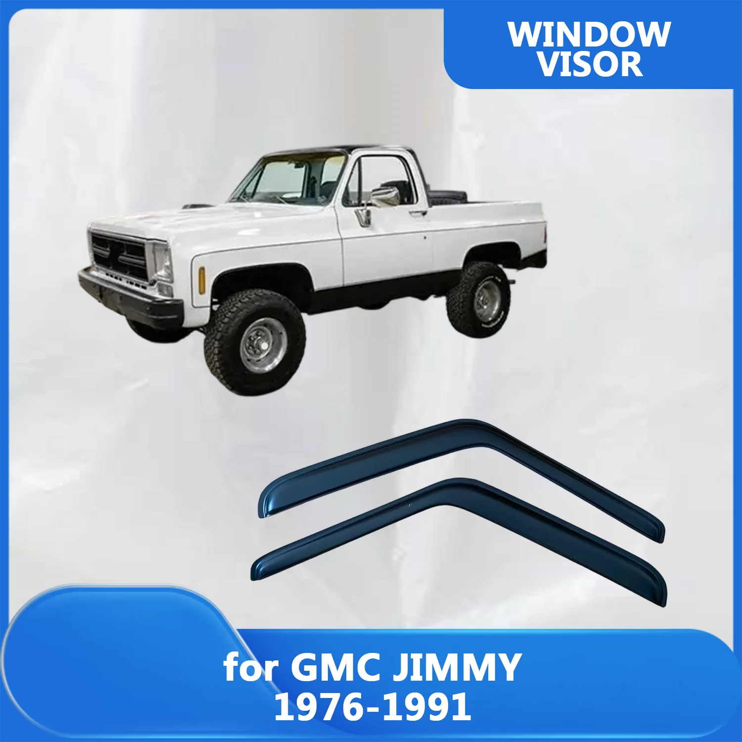 

Window Visor for GMC JIMMY 1976 1977 1978 1979 1980 1981 1982 1983-1991 Wind Deflectors Rain Guards Door Visor Vent Shades Rain