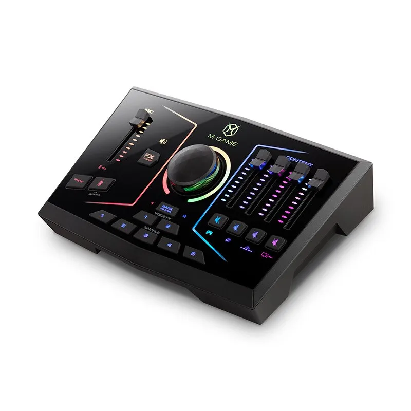 

M-AUDIO M-Game Dual RGB Многофункциональная аудиокарта для прямой трансляции для простой в эксплуатации игр Специальная звуковая карта