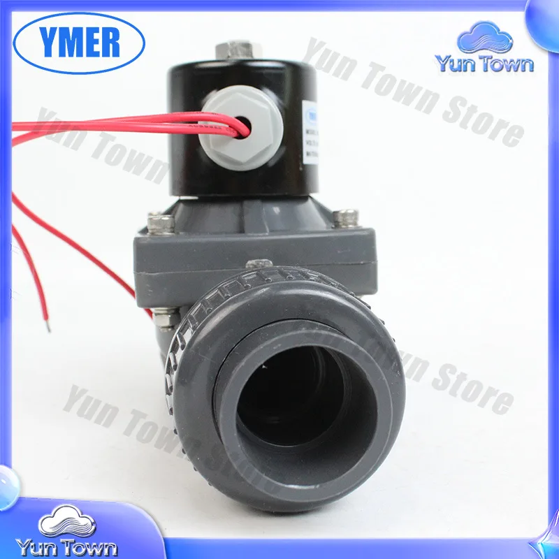 Electromagnetic Switch Normally Closed Plastic Live Connection Two-Way 220V for YMER Double-By-Order