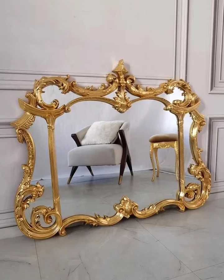 Contemporary Modern European Court Style Bedroom Living Room Bathroom Home Furniture Anniversary Decorations Mirror