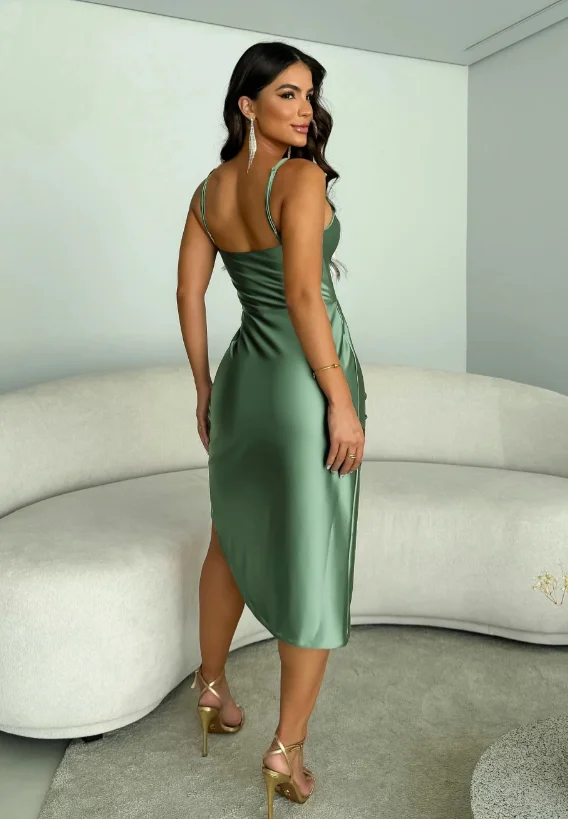 Wysokiej jakości, szyte na miarę, cienkie ramiączka bez ramiączek, elegancka sukienka do herbaty, luksusowa sukienka dla gościa weselnego Rochie Eleganta Nunta 원피스 فساتين