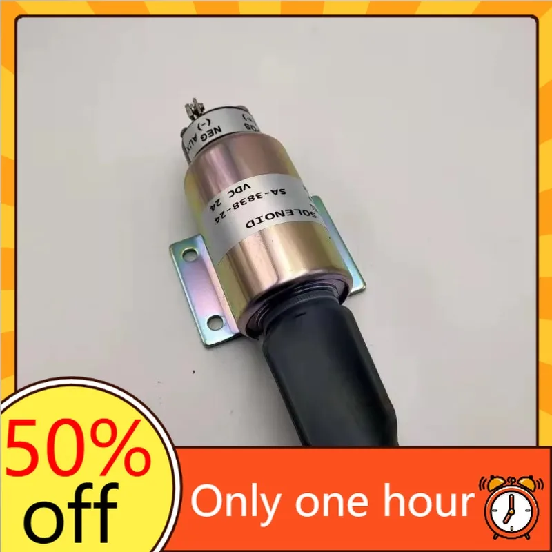 

SA-3838 Fuel Stop Solenoid for Machine Electric Parts 12V 24V Flameout Shut Off Solenoid 2003-24e7u1b1s2a