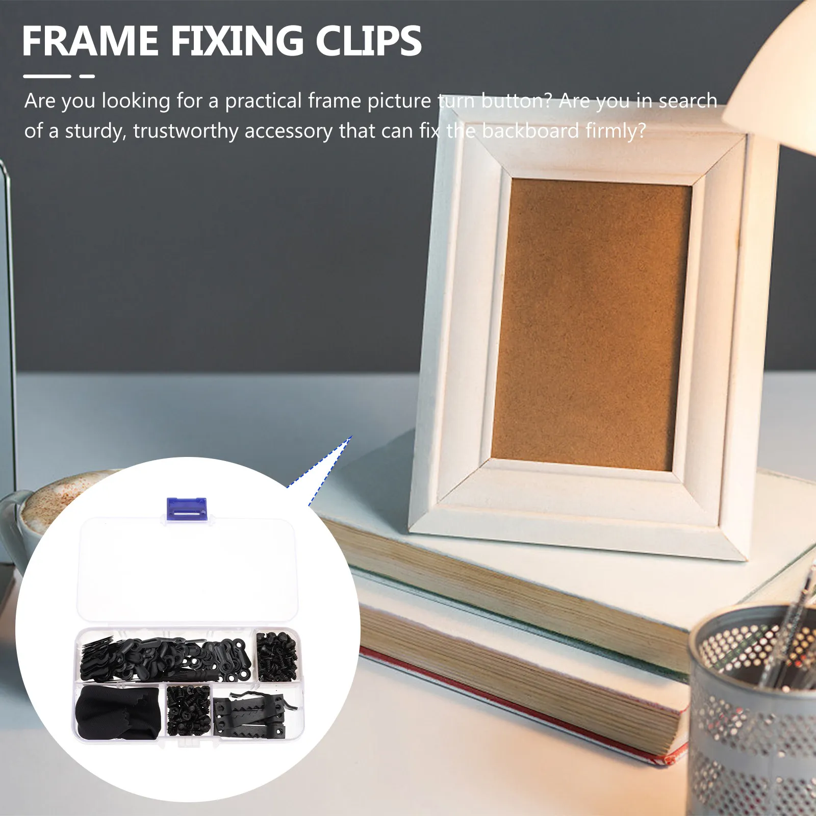 1Set Photo Frame Hook Hanging Kit Premium Steel Gold Plated Rust Proof Frame Picture Hangers Wall Mount Hooks Complete