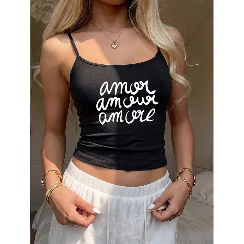 Western Style Women'S Solid Color Cami 