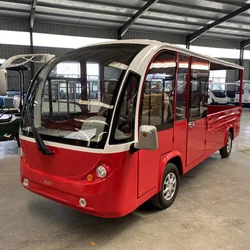 A cost-effective mini electric vehicle with 14 seats, an electric tourist shuttle bus