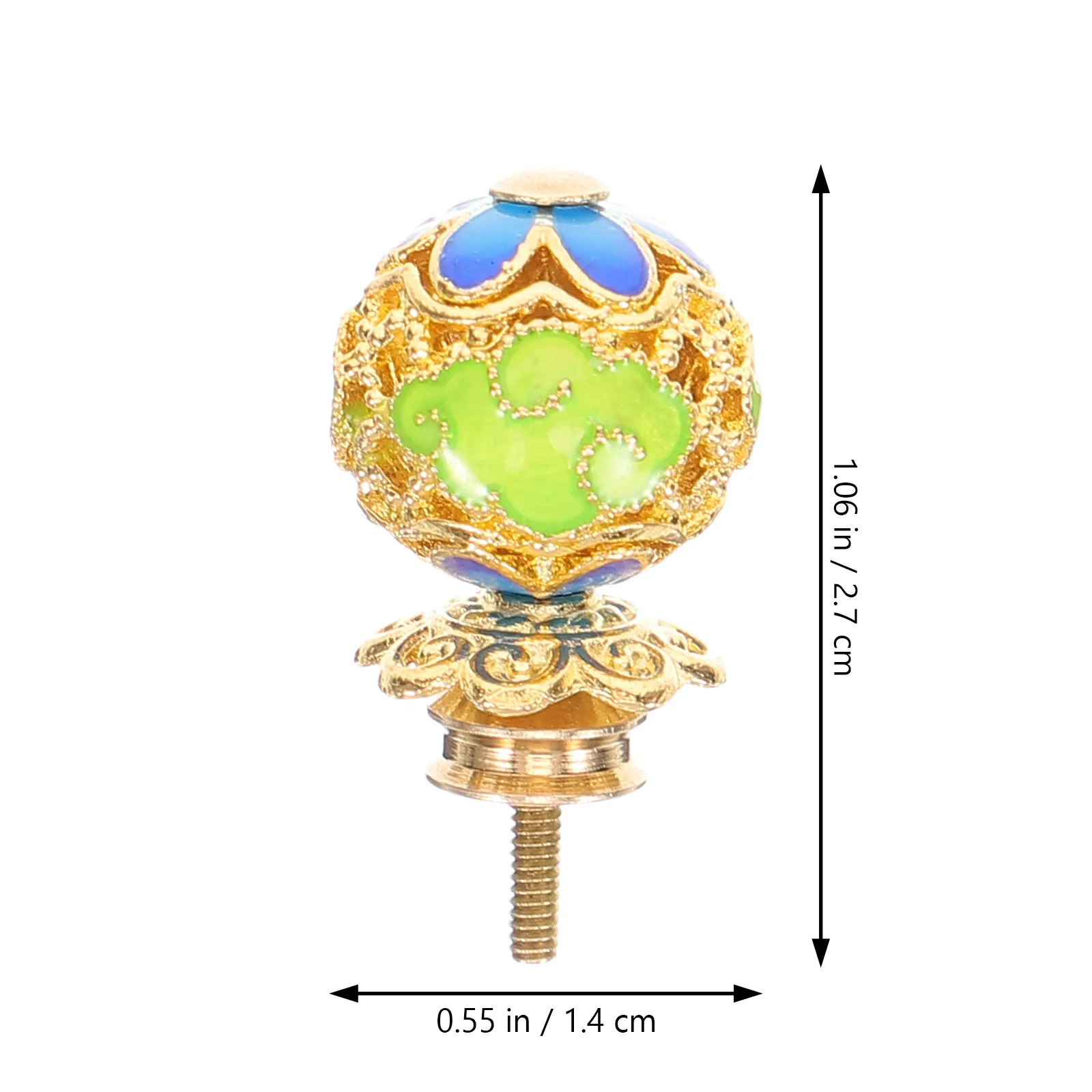 Exquisite Enamel Kettle Lid Knob for Tea Kettle Cover Replacement Sturdy Metal Construction Easy Install Compact Kitchen Supply
