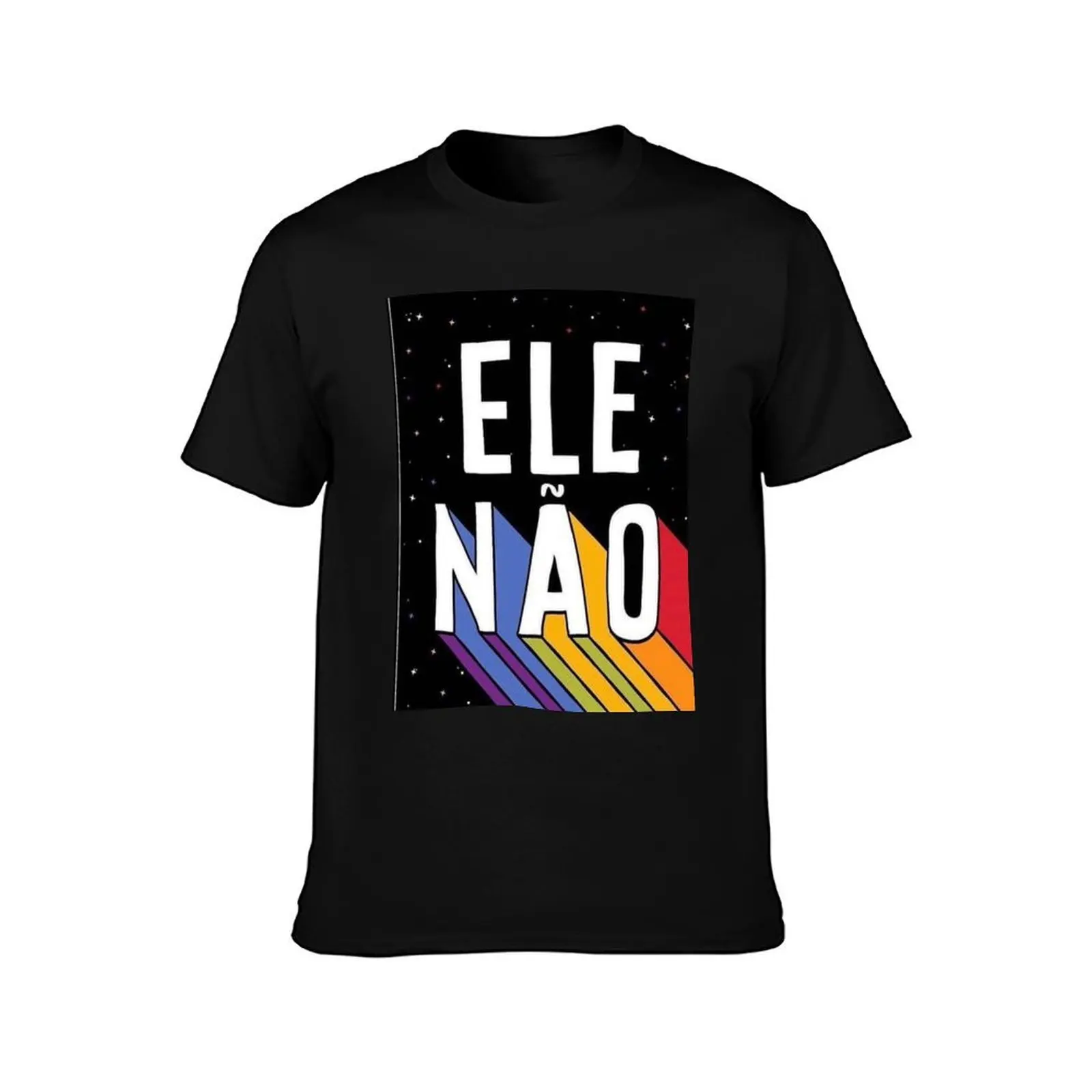 #elenao bolsonaro T-Shirt, Summer Casual Cotton Tee, Oversized Streetwear Tops, Vintage Graphic Print, Loose Fit Short Sleeve