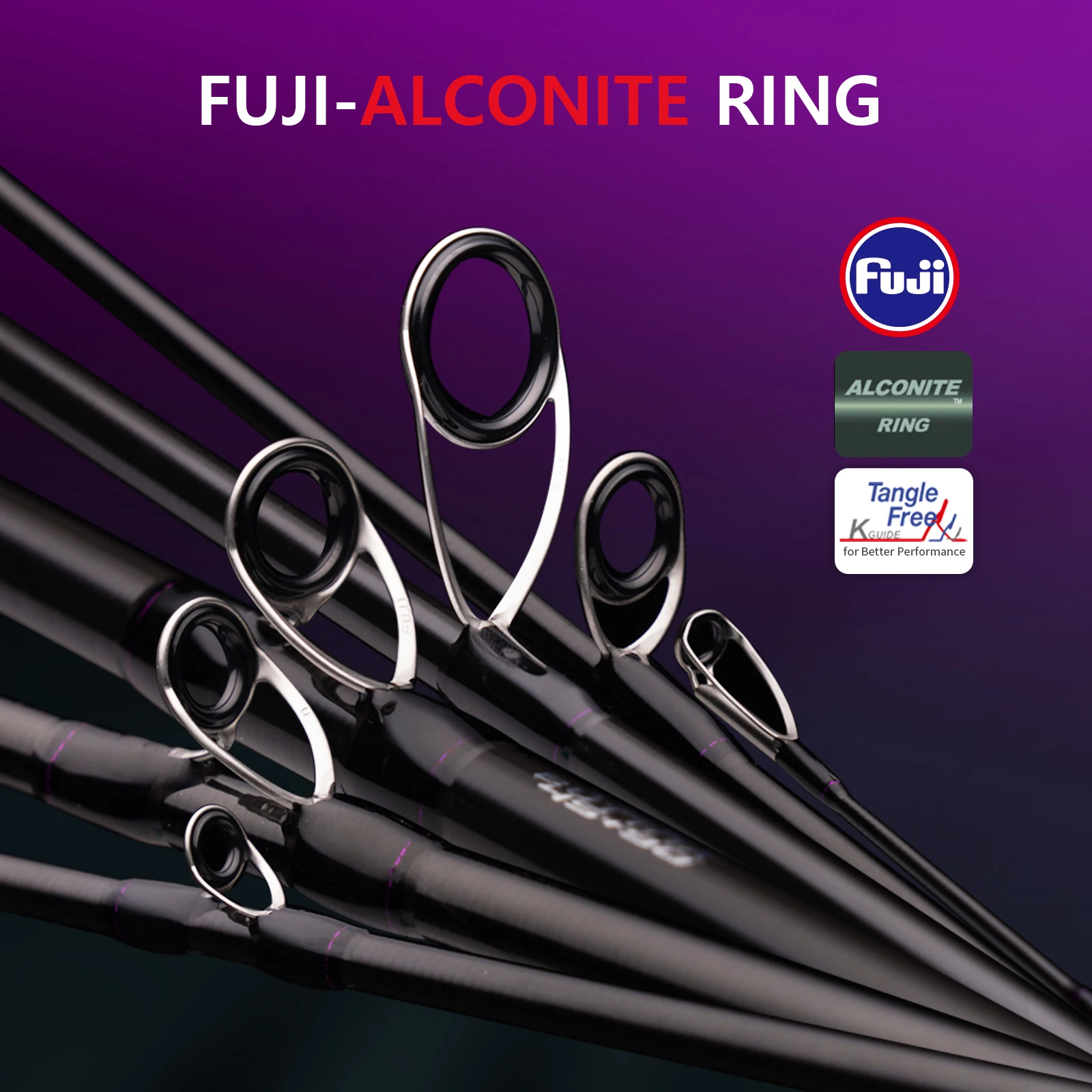 Caña spinning y casting Purelure New Sharpen Pro con anillas Fuji - imagen 4