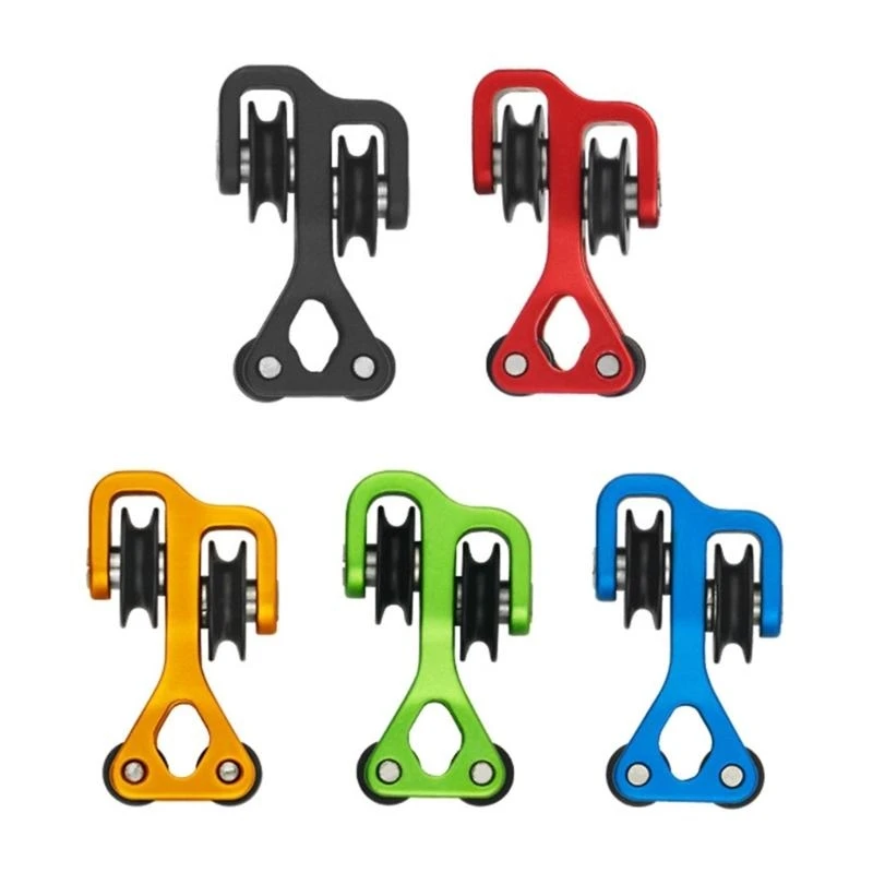

Durability Aluminum Bowstring Separators Compound Bows String Splitter Roller Enhances Bowstring Protecting .A5KC