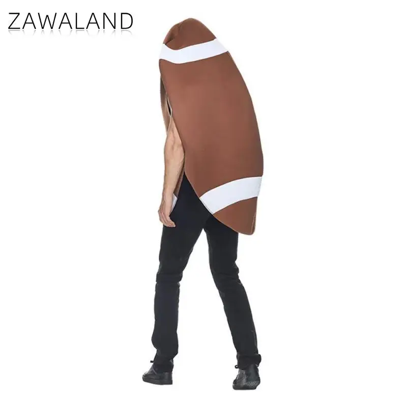 Zawaland Funny Halloween Costume Rugby Cosplay Suits Men Games Parties Weird Costumes Adult Sports Meet Performance Clothing