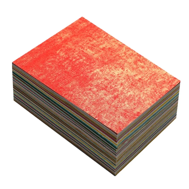 A4 Printing Xuan Paper Thicken Batik Calligraphy Practice Half Ripe Rice Paper Colorful Brush Small Regular Script Rice Paper