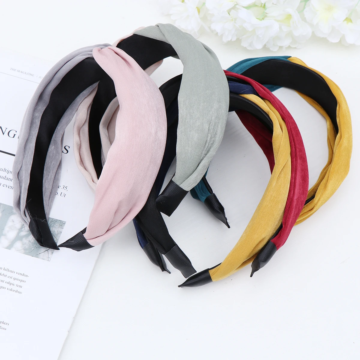 

5PCS Wide Cloth Comfort Unique Headb Hair Supplies Daily Life Party Accessories Cosplay Headdress Hair Tools