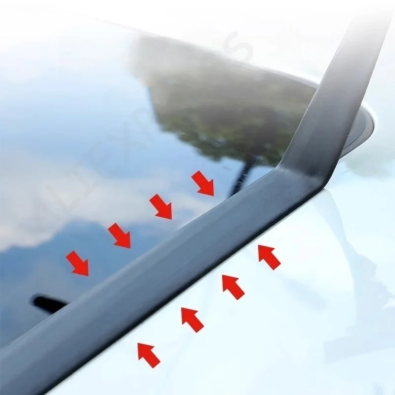 

Set Auto Rubber Anti-collision Strip, T-shape, For Car Windshield Window Edge Protection