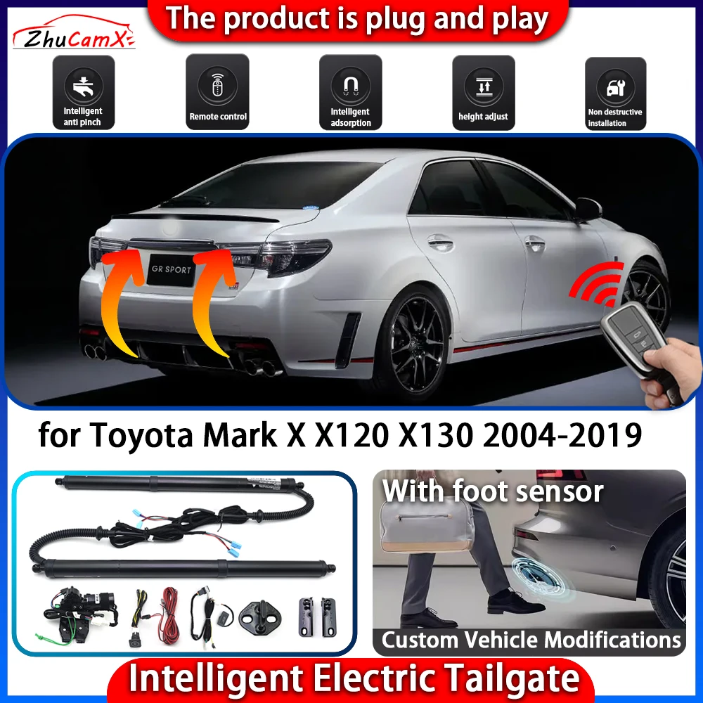 

ZhuCamX Smart Powered Tailgate System for Toyota Mark X X120 X130 2004-2019 Automatic Intelligent Trunk Lift Control Kit