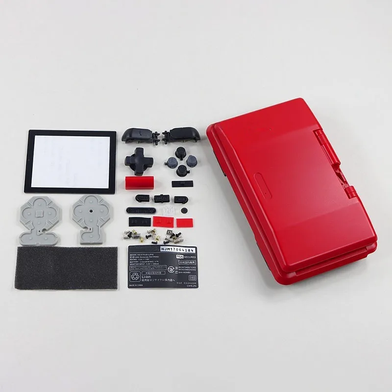 1 مجموعة ل نينتندو DS ل NDS لعبة وحدة التحكم استبدال حالة إصلاح أجزاء كامل الإسكان شل غطاء مع أزرار ومسامير #3