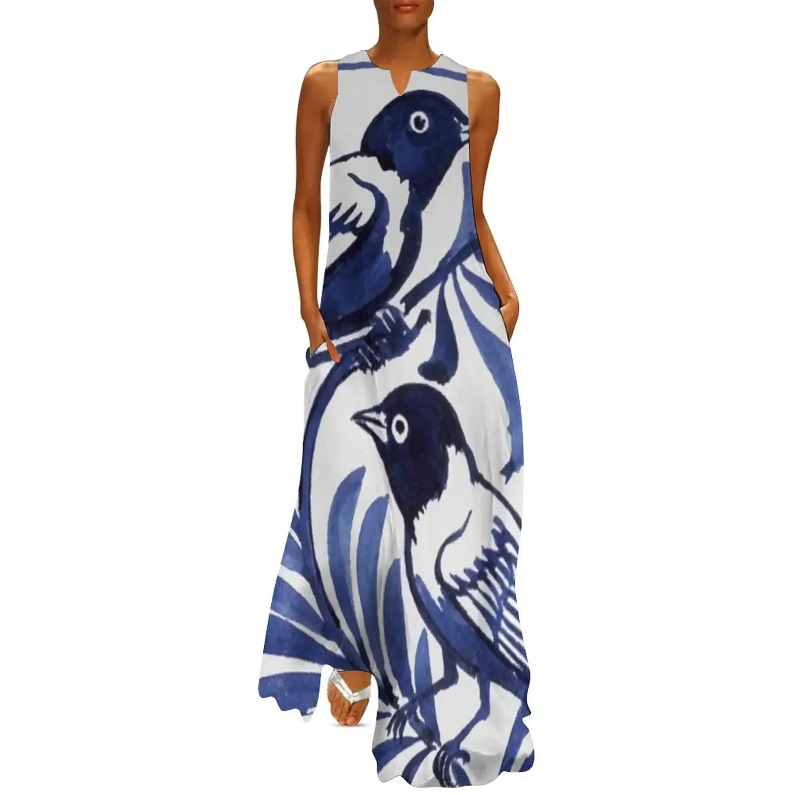 

William De Morgan Birds Long Dress dress party evening elegant luxury celebrity prom dress 2025 women