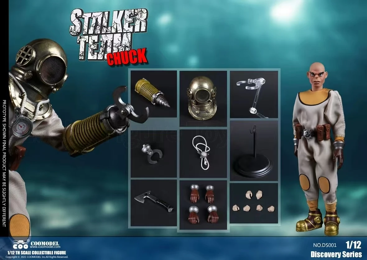 【Original】COOMODEL DS001/DS003/DS006 Discovery Series STALKER TEAM 1/12 Scale Action Figure Model Toy