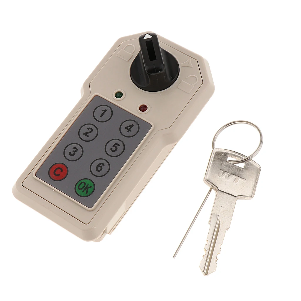 Password Lock Digit Combination Lock Smart ABS Material Cabinet Door Lock for Storage Box Drawer School Locker Security