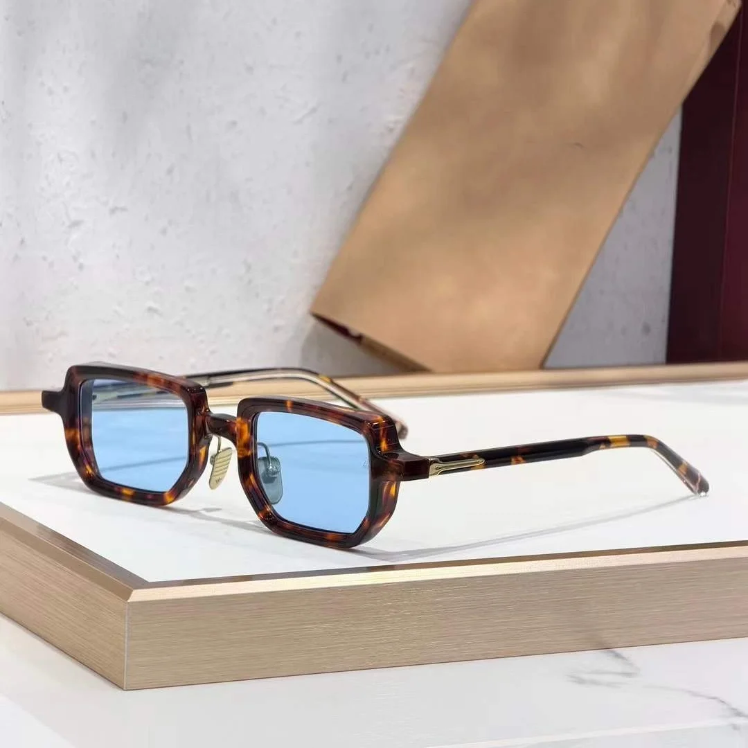 

JJMM Sunglasses ASTAIRE Luxury Fashion Trend Vintage Thick Solid Acetate Retro Nichi Square Simple Design Unisex 3A Top Quality