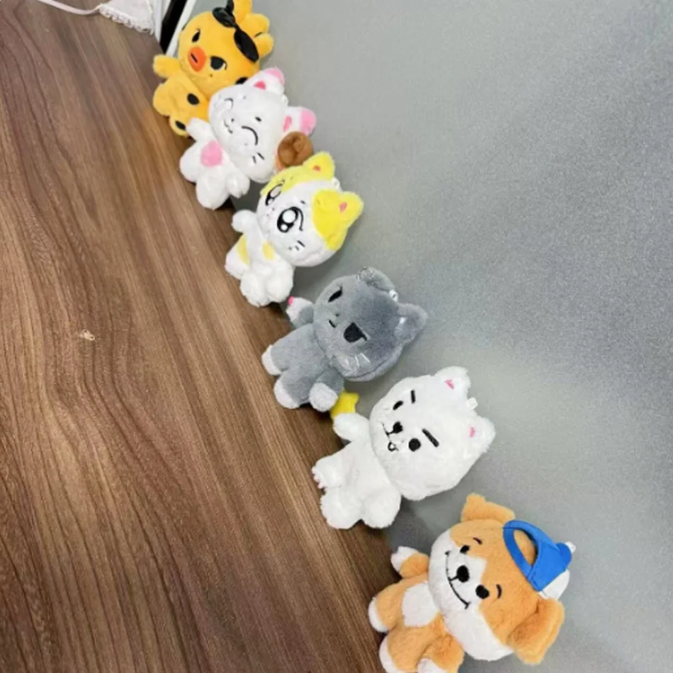 

New 10cm JUNGWON Plush Pendant Kawaii JAKE HEESEUNG Jay Cos Animal Mini Stuffed Doll Keychain Toy For Fans Gifts