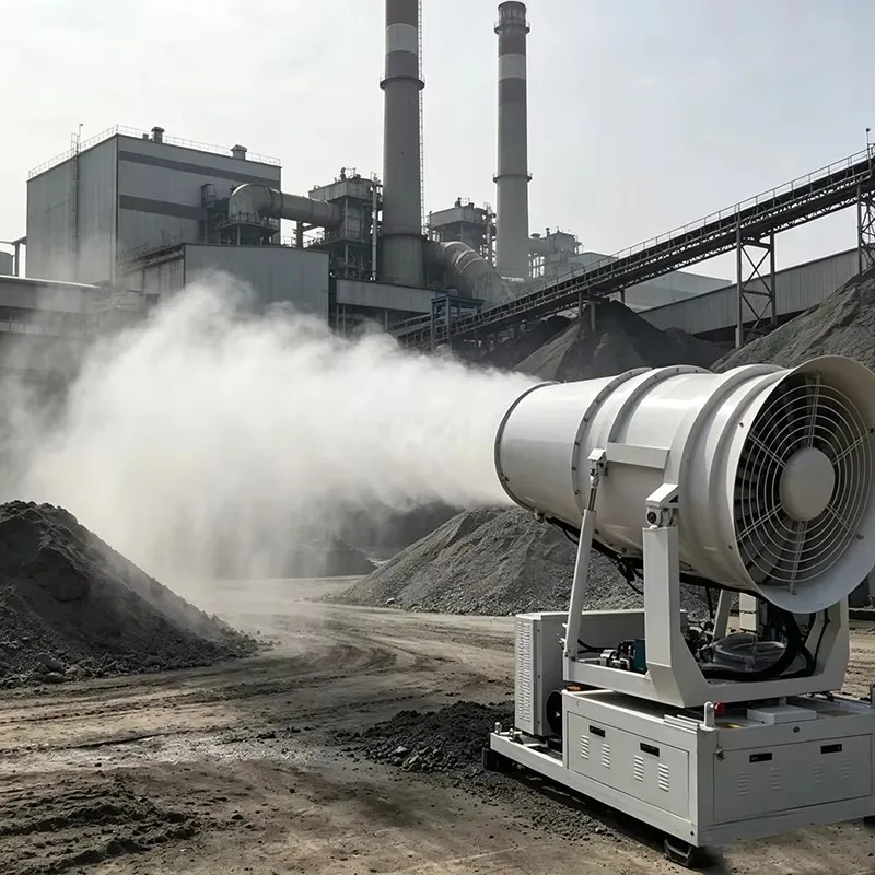 Mist Cannon 60M Remote‑Operated Dust Suppression Fog Cannon for Big Construction Working Zones