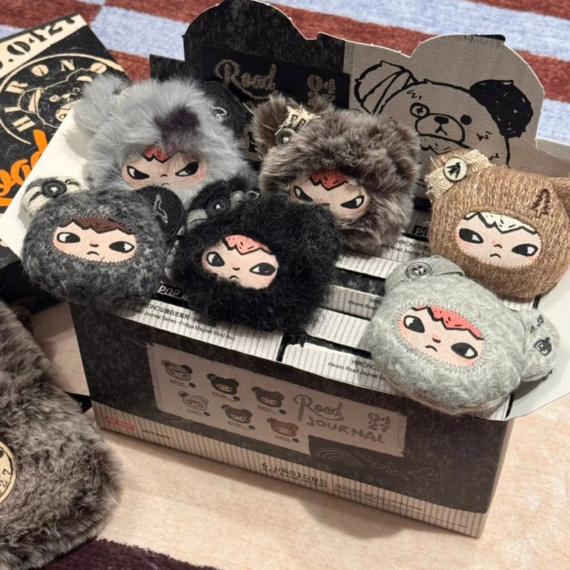 

Popmart Hirono Road Journal Series, наклейка на холодильник, слепая коробка, украшение для кухни, периферийные устройства, загадочная коробка, подарок-сюрприз