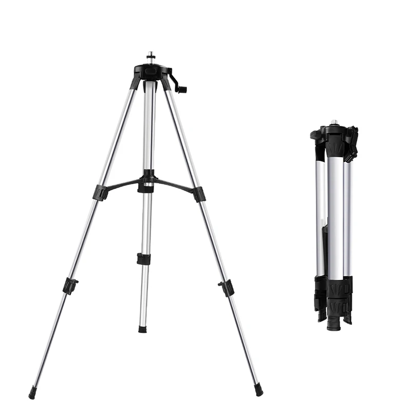 

120cm Laser Level Tripod Nivel Laser Tripod Professional Carbon TripodFor Laser Level Aluminum Tripod With 5/8 Adapeter