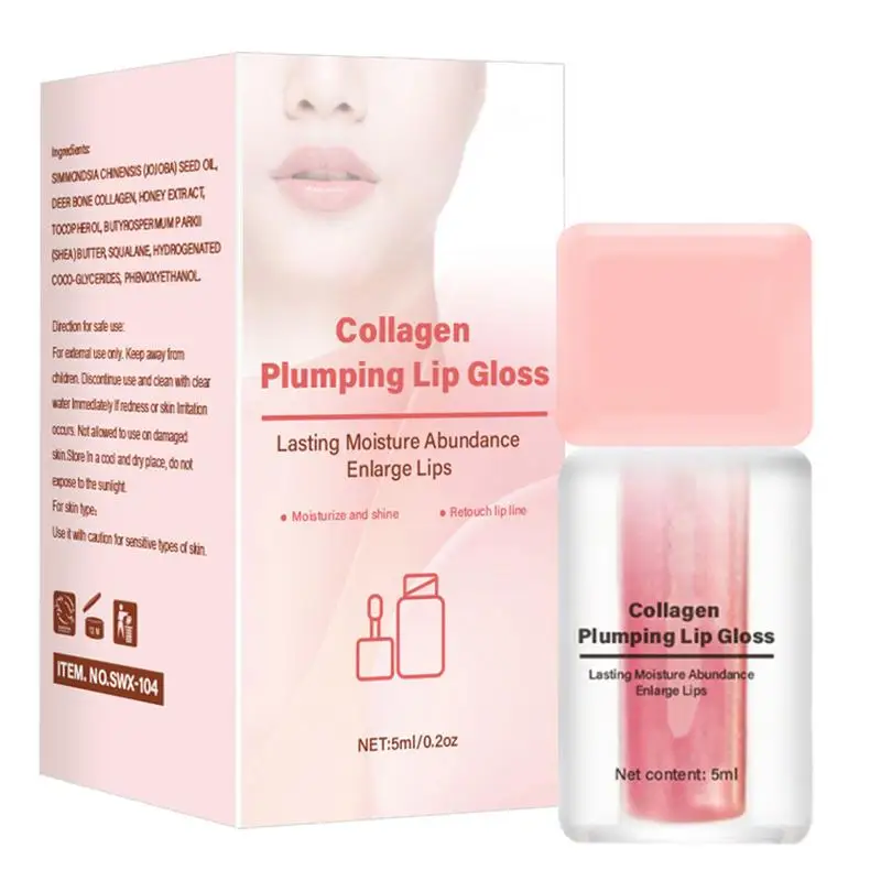 Bálsamo potenciador de labios, nutritivo, no pegajoso, cuidado de los labios, aceite nutritivo brillante, bálsamo labial de color hidratante al instante