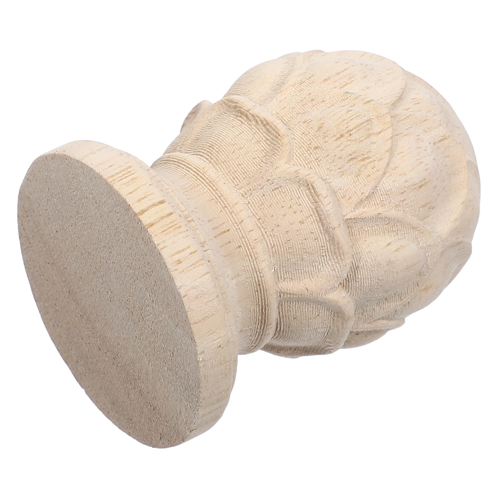 

Wood Finial Decor Staircase Furniture European Pineapple Design Curtain Rod Bed Post Cap Indoor Home Decoration Dowel End