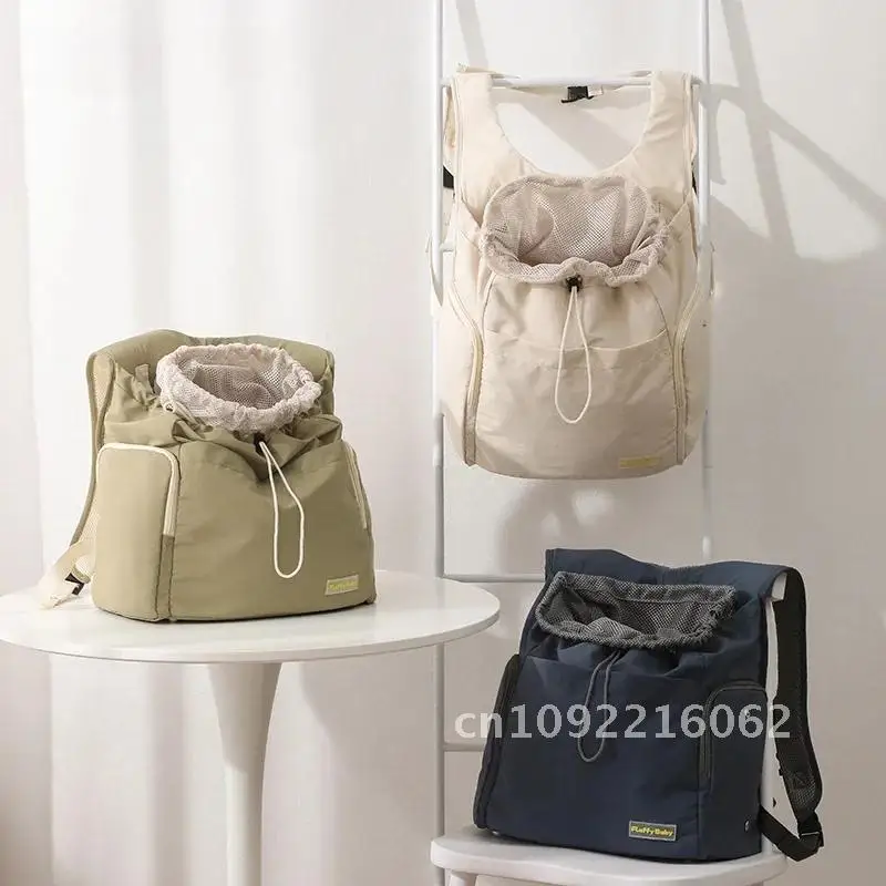Pet Backpack 30-40L Pet Travel Bag Cat Chest Large Strap Buckle Mobile Dog Portable Adjustable Backpack Bag Breathable Capacity