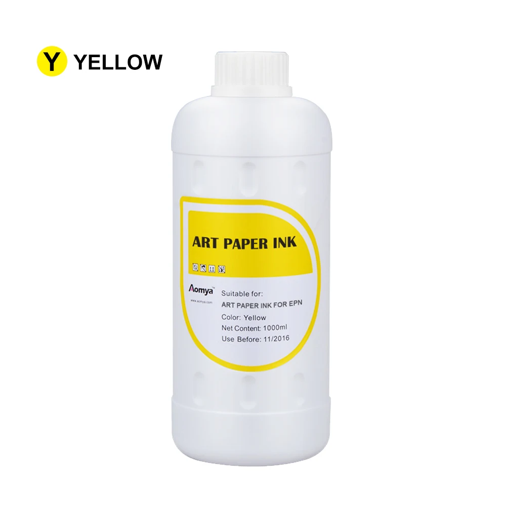 Aomya 1000ml/bottle Art Paper Ink for Epson Workforce Pro C5290 C5890 C5390 C5810 C579R 4C/set Bulk Ink