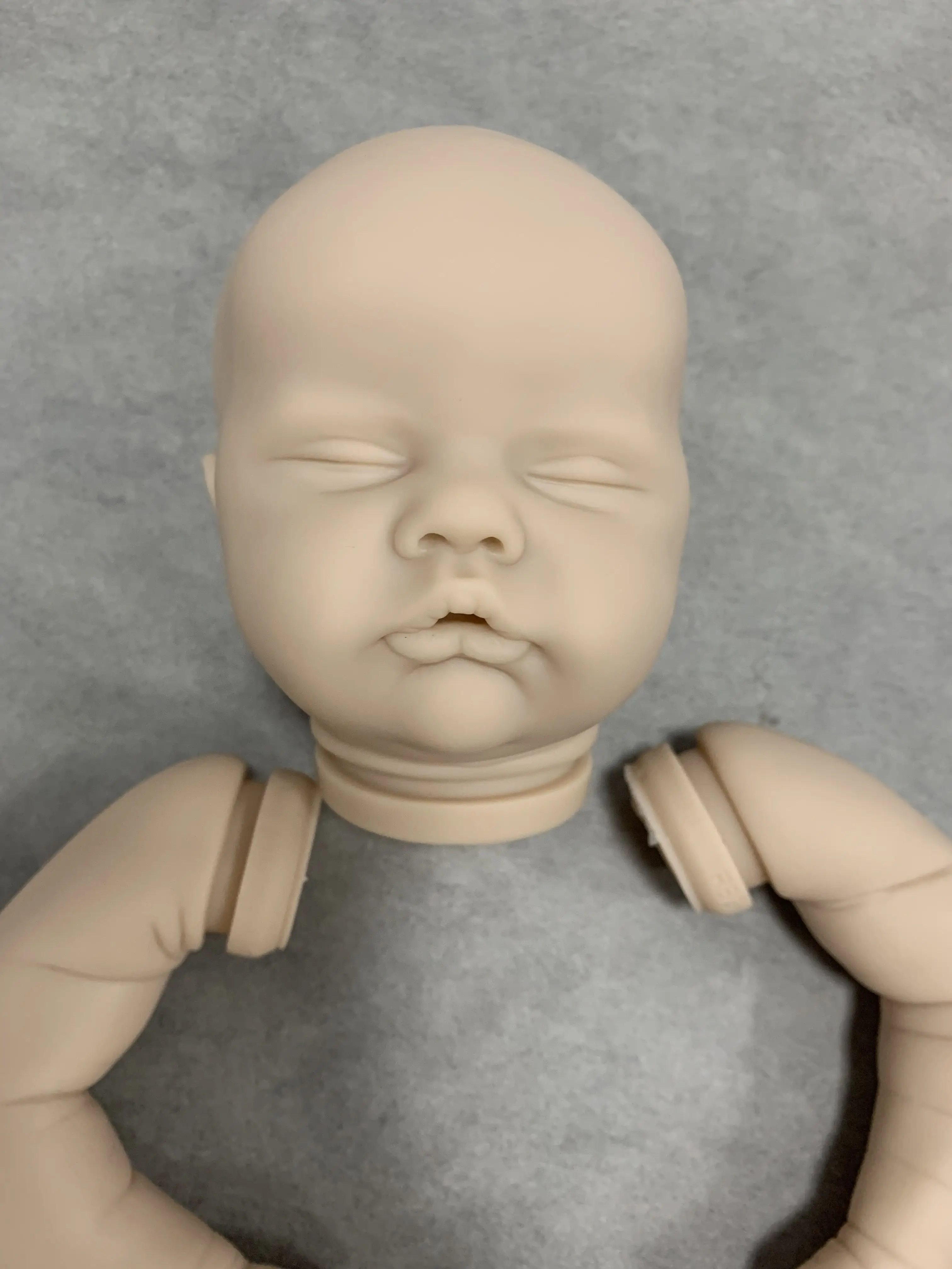 NPK 19inch Reborn Baby Doll kit Quinbee Unpainted Kit With cloth body DIY parts