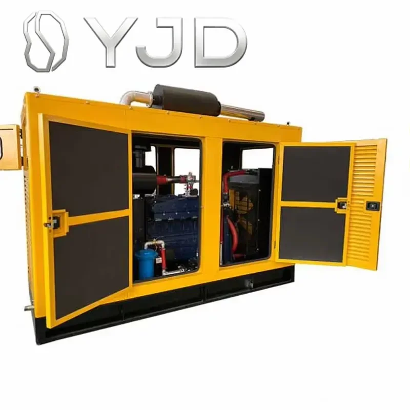 Junwei Combined Heat & Power Cogeneration 50-200kw Biogas Natural LPG Generator Water Cooled 24V DC Start