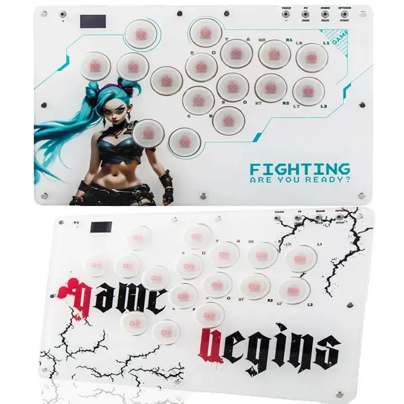 REMANK Joystick Hitbox Controller PS5 Arcade Hitbox Joystick Controller PC Arcade Fight Stick Keyboard For PS4/Switch/Steam
