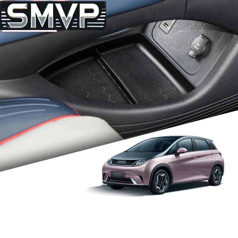 

Fit For BYD Atto 3 Yuan Plus Car Styling Under The Center Control Storage Box Central Storage Box Compartmentalization Accessori