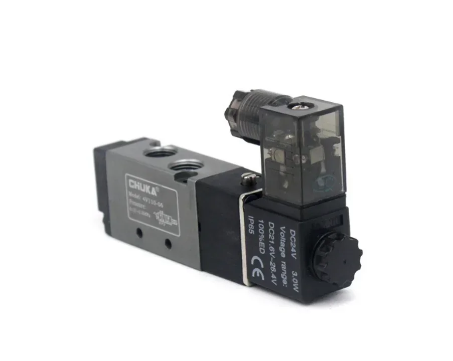 Pneumatic Control Solenoid Valves 2-Way 5-Way Manual Operation Spring Return Non-Spring Return for Automated Equipment