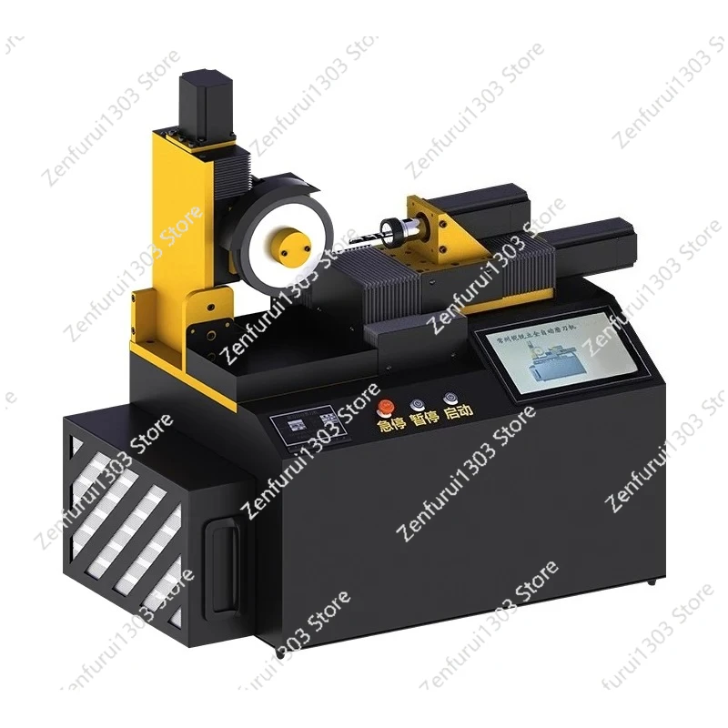 Milling cutter sharpener fully automatic small grinding machine 2/3/4 blade alloy round nose tungsten steel knife special grindi