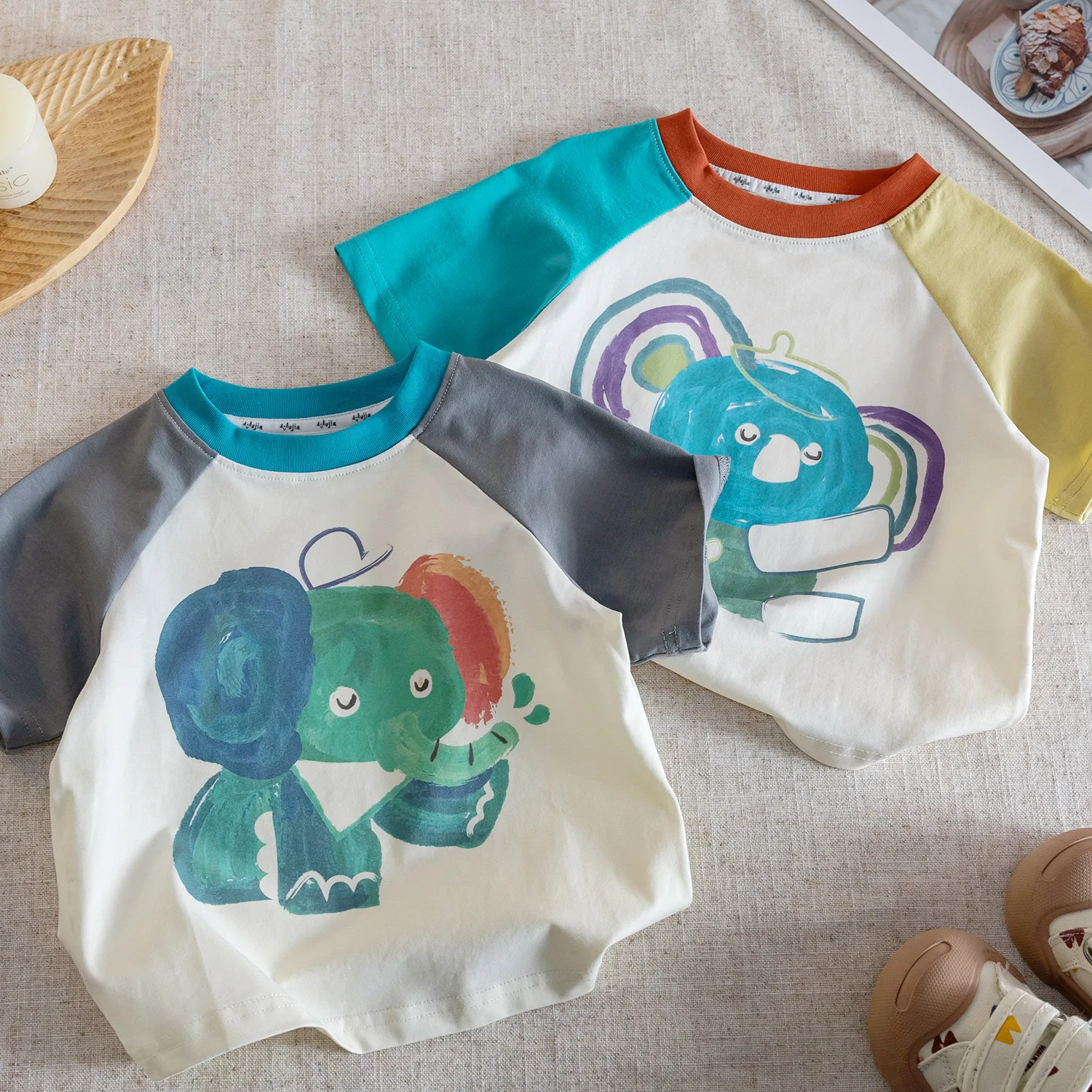 Erkek T-shirt 2026 İlkbahar ve - Baby Clothing Elephant incelemesi ve fiyatı