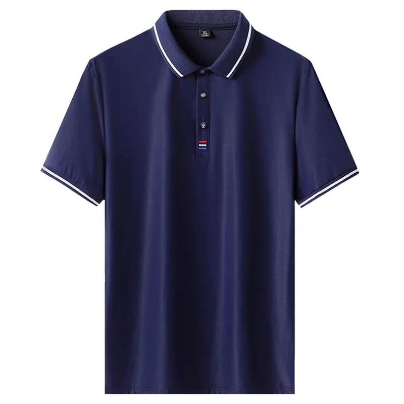 Polo à Manches Courtes pour Homme, Vêtement Respirant, Décontracté, pour Jogging, Golf, Randonnée, Grande Taille, 7XL, 8XL