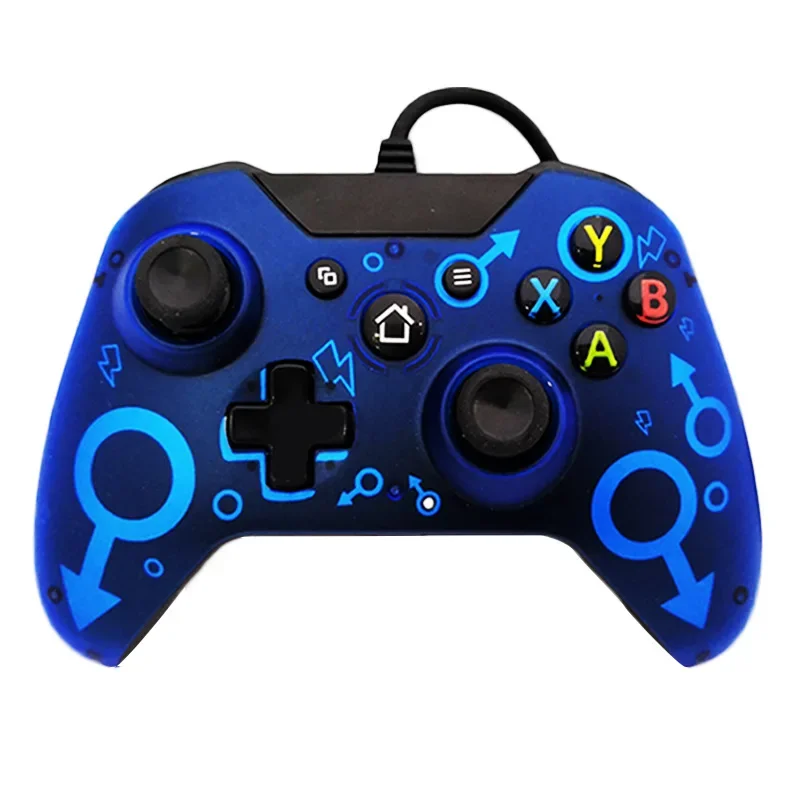 USB Wired Game Controller for Xbox One Slim Portable Dual Vibration Game Joystick Gamepad for Microsoft Xbox One Slim Controller