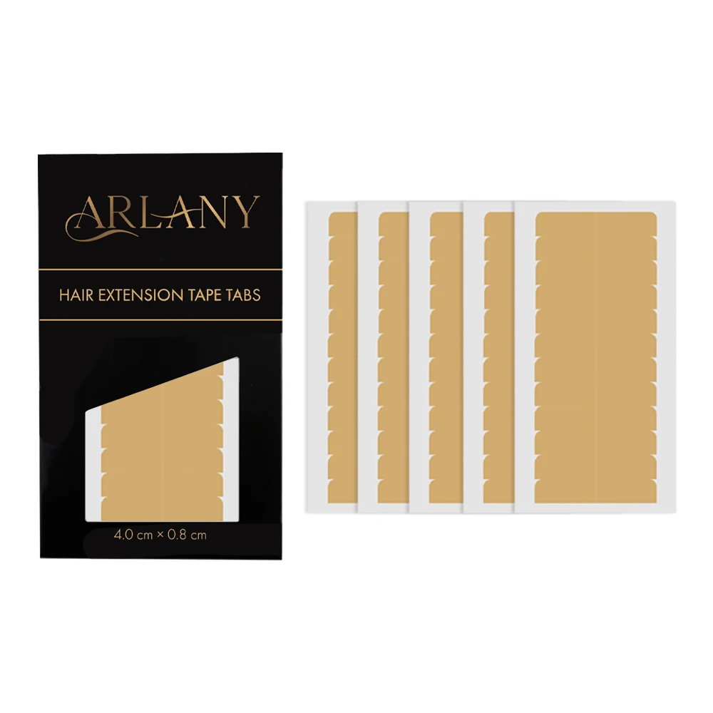 ARLANY 4x0.8cm 60Tabs Double Sided Tape Hair Extension Tape Replacement Strong Hold Adhesive Tape for Tape In Extensions