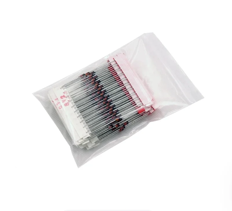 14Values*10pcs=140pcs Kit 1N4735A 1N4736A 1N4738A 1N4740A 1N4742A 1N4744A 1N4745 3.3V-30V 1W Zener Diode 1N4728A 1N4732A 1N4733A
