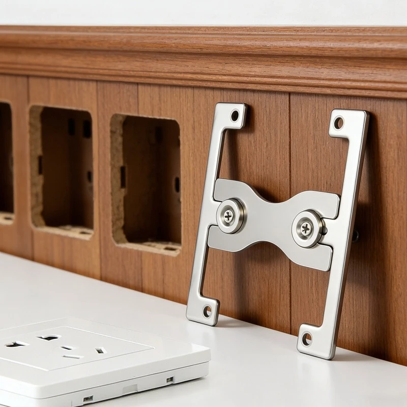 3Pcs Set, 86 Type Wall Box Repair Bracket, Switch Socket Installation Locator Woodworking Drilling Position Plate