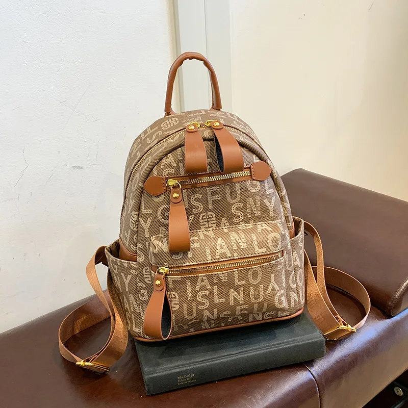 

Рюкзак премиум-класса с принтом — женский рюкзак большого размера — просторный дорожный рюкзак с отделением для ноутбука, стильный и функциональный