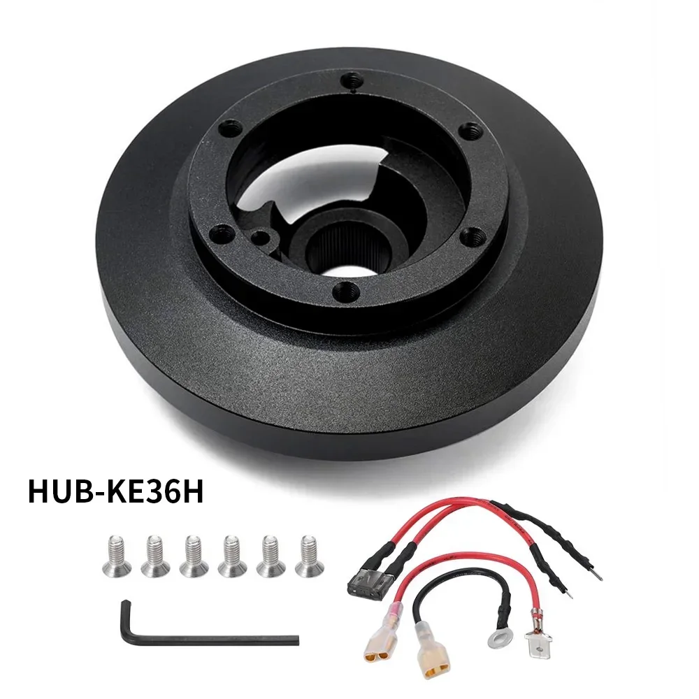 For BMW Z3 E36 E37 1995‑1998 6 Bolt Racing Steering Wheel Hub Adapter Boss Kit KE36H Replacement Parts