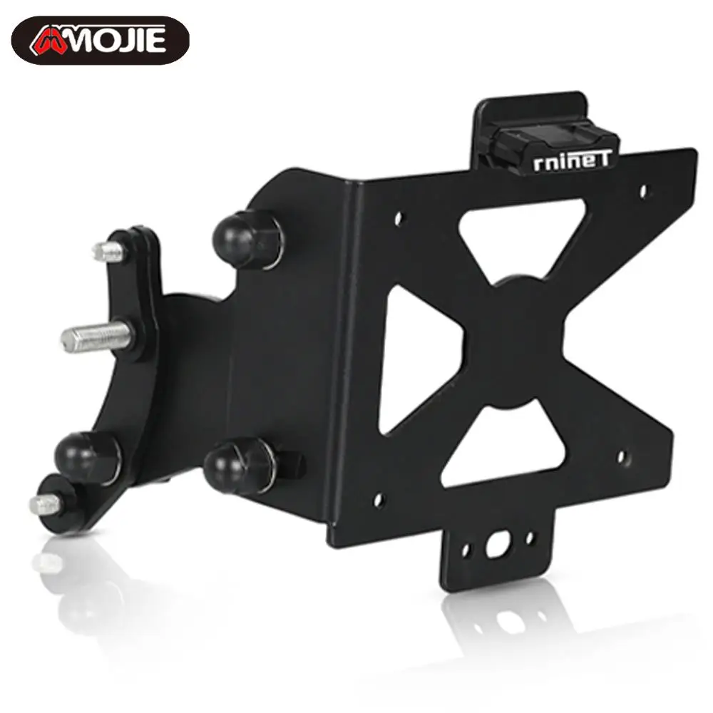 For BMW R Nine T RNINET R9T 1200 SCRAMBLER 2014 2015 2016 2017 2018 2019 Motorcycle Side Mounted LED License Plate Bracket
