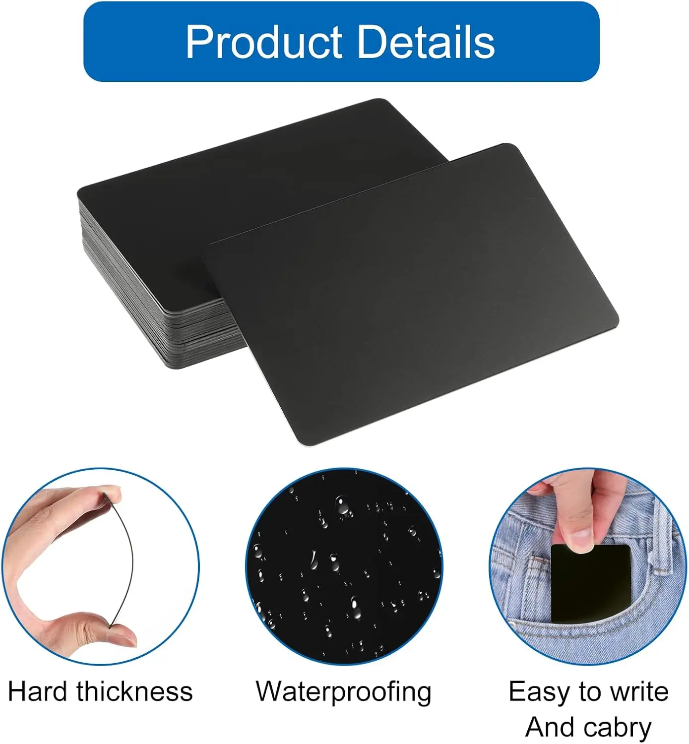 20pcs NFC Cards Rewritable NT PVC Cards Blank Easy Convenient Programmable NFC Business Card Chip 504 Bytes Memory