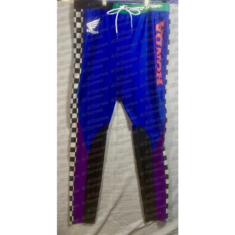 

Honda 2025 осенние модные мотоциклетные брюки для горного велосипеда для мужчин и женщин, спортивные на открытом воздухе, повседневные, удобные, быстросохнущие