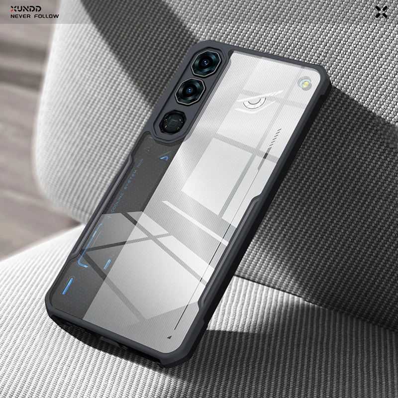 Xundd Case For Nubia Neo 5 Max Airbags Shockproof Transparent PC + Soft TPU Camera Protection Phone Cover