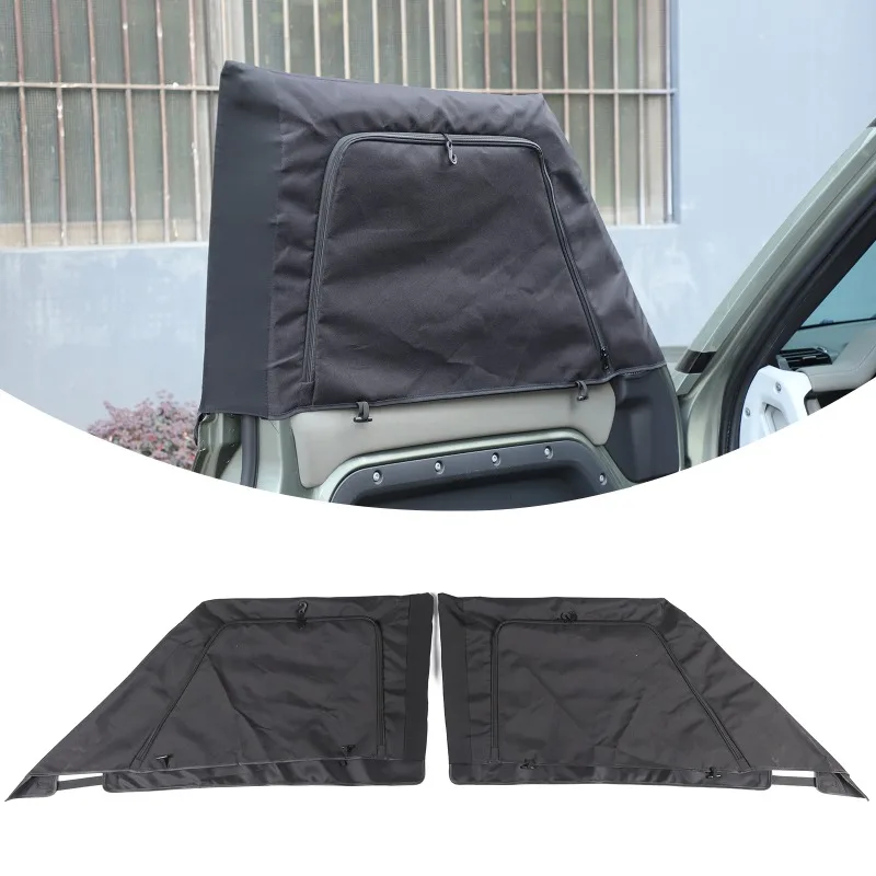 Front Rear Door Window Covers Waterproof UV Protection Window Sunshade Car Accessories For Land Rover Defender L663 2020-2026+